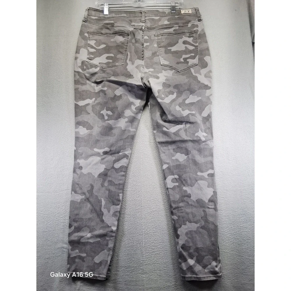 Seven 7 Gray Camo Youth Girls Skinny‎ Jeans Size 14